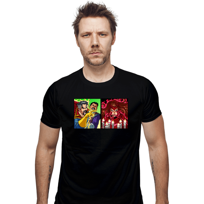 Daily_Deal_Shirts Fitted Shirts, Mens / Small / Black Strange Yelling
