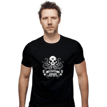 Load image into Gallery viewer, Shirts Fitted Shirts, Mens / Small / Black Lovecraft Athenaeum

