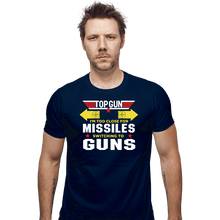 Load image into Gallery viewer, Shirts Fitted Shirts, Mens / Small / Navy Switching To Guns

