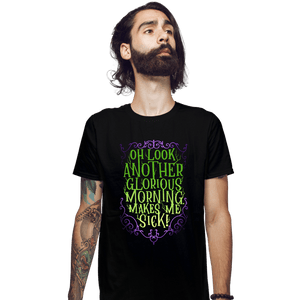 Secret_Shirts Fitted Shirts, Mens / Small / Black Glorious Morning
