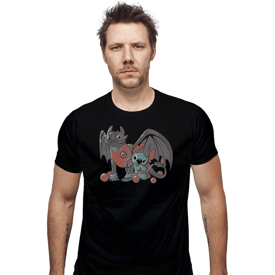 Shirts Fitted Shirts, Mens / Small / Black Dragon Cuties