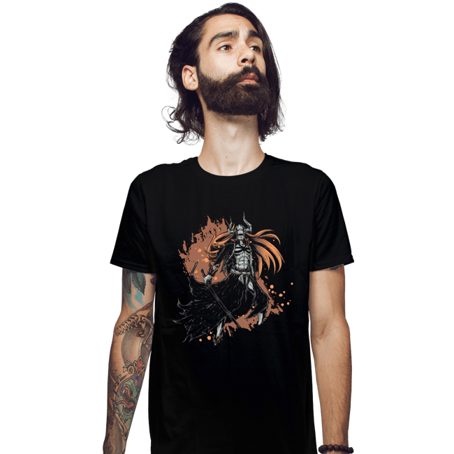 Daily_Deal_Shirts Fitted Shirts, Mens / Small / Black Ichigo Full Hollow