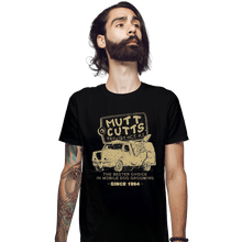 Load image into Gallery viewer, Shirts Fitted Shirts, Mens / Small / Black Mutt Cuts
