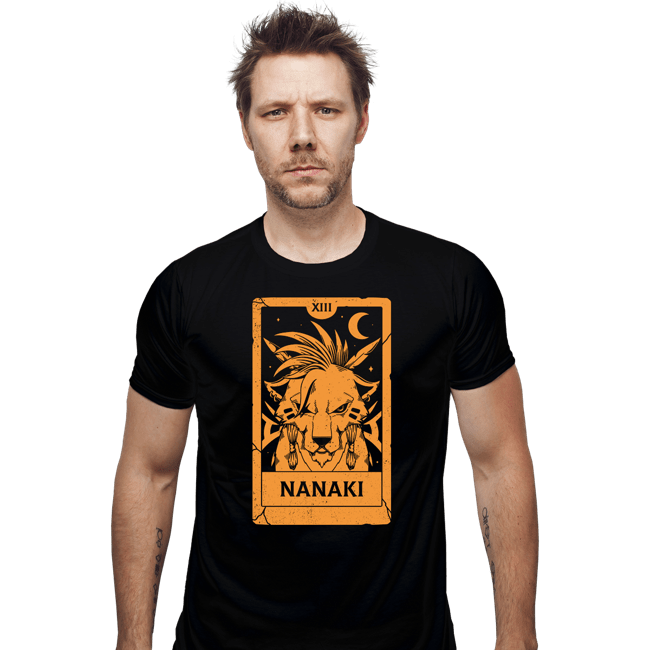 Daily_Deal_Shirts Fitted Shirts, Mens / Small / Black Nanaki Tarot Card