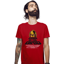 Load image into Gallery viewer, Shirts Fitted Shirts, Mens / Small / Red Dawn Of The Droid
