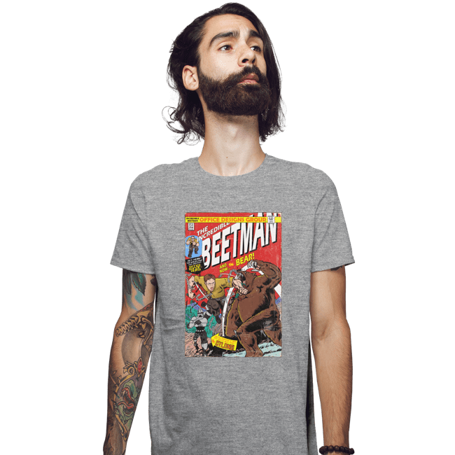 Secret_Shirts Fitted Shirts, Mens / Small / Sports Grey The Incredible Beetman