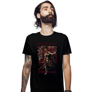 Daily_Deal_Shirts Fitted Shirts, Mens / Small / Black Humanity's Strongest Soldier