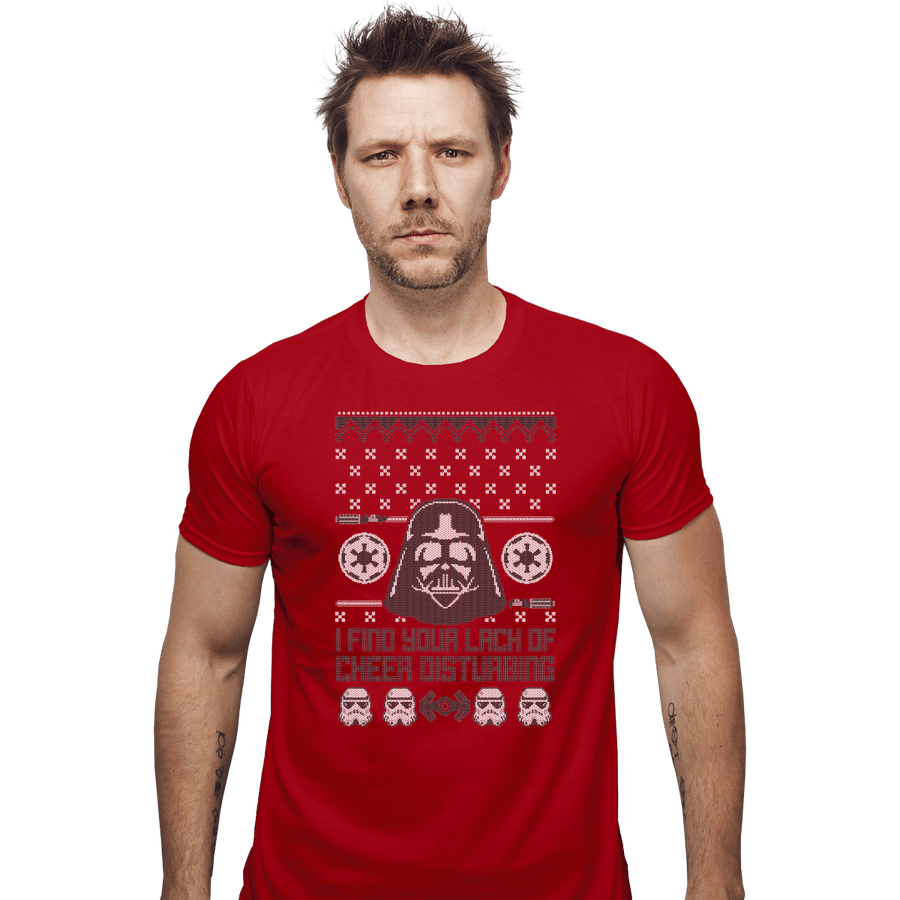 Shirts Fitted Shirts, Mens / Small / Red Vader Christmas