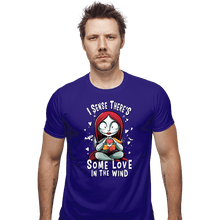 Load image into Gallery viewer, Daily_Deal_Shirts Fitted Shirts, Mens / Small / Violet Some Love In The Wind
