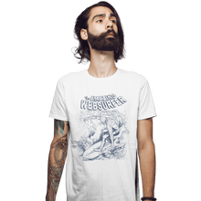 Load image into Gallery viewer, Shirts Fitted Shirts, Mens / Small / White Web Surfer
