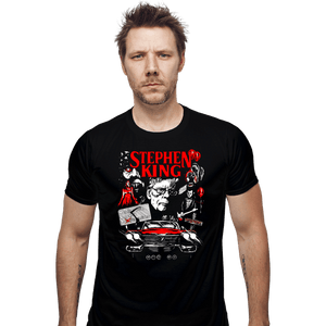 Daily_Deal_Shirts Fitted Shirts, Mens / Small / Black King Of Horror