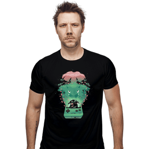 Shirts Fitted Shirts, Mens / Small / Black Green Pocket Gaming