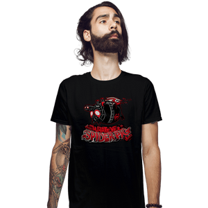 Secret_Shirts Fitted Shirts, Mens / Small / Black Spider-Pig - 1610