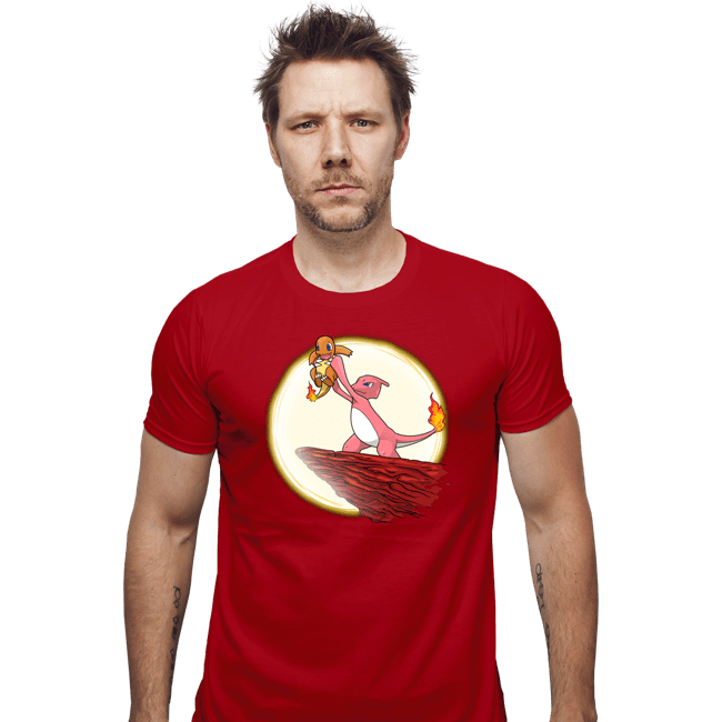 Shirts Fitted Shirts, Mens / Small / Red PokeKing