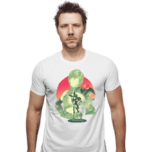 Load image into Gallery viewer, Daily_Deal_Shirts Fitted Shirts, Mens / Small / White Ninja Materia Hunter
