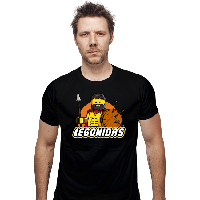 Daily_Deal_Shirts Fitted Shirts, Mens / Small / Black Legonidas