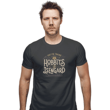 Load image into Gallery viewer, Shirts Fitted Shirts, Mens / Small / Charcoal Taking The Hobbits To Isengard
