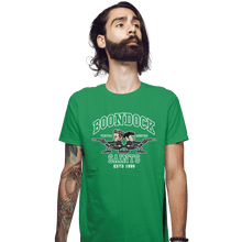 Load image into Gallery viewer, Shirts Fitted Shirts, Mens / Small / Irish Green Fighting Saints
