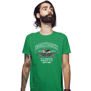 Shirts Fitted Shirts, Mens / Small / Irish Green Fighting Saints