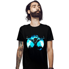 Load image into Gallery viewer, Daily_Deal_Shirts Fitted Shirts, Mens / Small / Black Water Bender Orb
