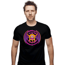 Load image into Gallery viewer, Shirts Fitted Shirts, Mens / Small / Black Evil Eye
