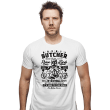 Load image into Gallery viewer, Daily_Deal_Shirts Fitted Shirts, Mens / Small / White Bounty Butcher
