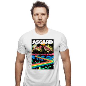 Secret_Shirts Fitted Shirts, Mens / Small / White Come Visit Asgard