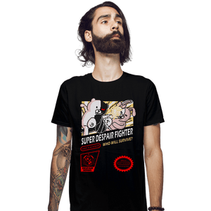 Secret_Shirts Fitted Shirts, Mens / Small / Black Super Despair Fighter