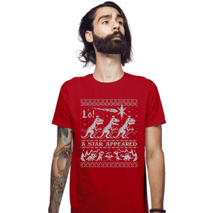 Secret_Shirts Fitted Shirts, Mens / Small / Red We Three Kings