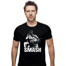 Load image into Gallery viewer, Shirts Fitted Shirts, Mens / Small / Black SMASH
