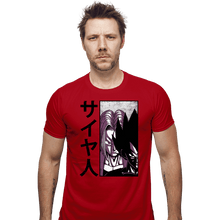 Load image into Gallery viewer, Shirts Fitted Shirts, Mens / Small / Red Saiyanz
