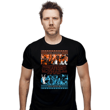 Load image into Gallery viewer, Shirts Fitted Shirts, Mens / Small / Black Stranger Ugly Sweater

