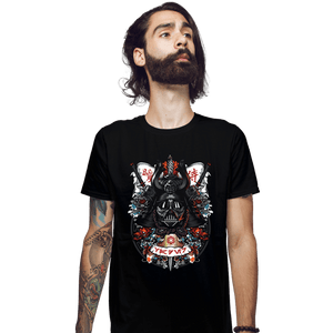 Shirts Fitted Shirts, Mens / Small / Black Dark Lord Samurai