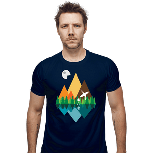 Secret_Shirts Fitted Shirts, Mens / Small / Navy The Forest View