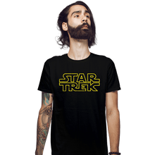 Load image into Gallery viewer, Daily_Deal_Shirts Fitted Shirts, Mens / Small / Black StarTrekWars

