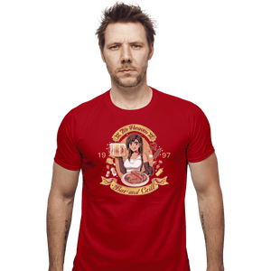 Shirts Fitted Shirts, Mens / Small / Red 7th Heaven Bar And Grill
