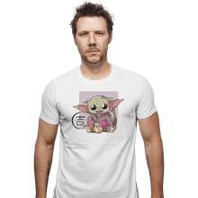 Load image into Gallery viewer, Secret_Shirts Fitted Shirts, Mens / Small / White Maneki Grogu
