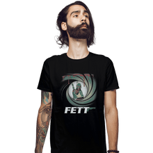 Load image into Gallery viewer, Shirts Fitted Shirts, Mens / Small / Black Agent Fett
