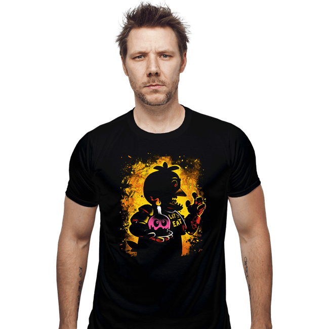 Daily_Deal_Shirts Fitted Shirts, Mens / Small / Black The Animatronic Chicken