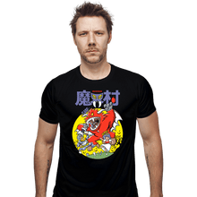 Load image into Gallery viewer, Daily_Deal_Shirts Fitted Shirts, Mens / Small / Black GNG 1985
