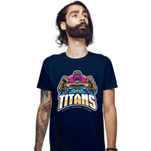 Load image into Gallery viewer, Shirts Fitted Shirts, Mens / Small / Navy Titans INL
