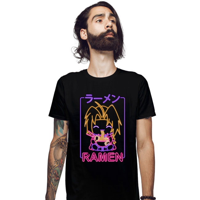 Daily_Deal_Shirts Fitted Shirts, Mens / Small / Black Neon Alchemist