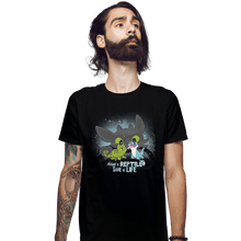 Load image into Gallery viewer, Shirts Fitted Shirts, Mens / Small / Black Adopt A Reptile
