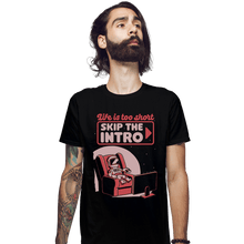 Load image into Gallery viewer, Secret_Shirts Fitted Shirts, Mens / Small / Black Streaming Astronaut
