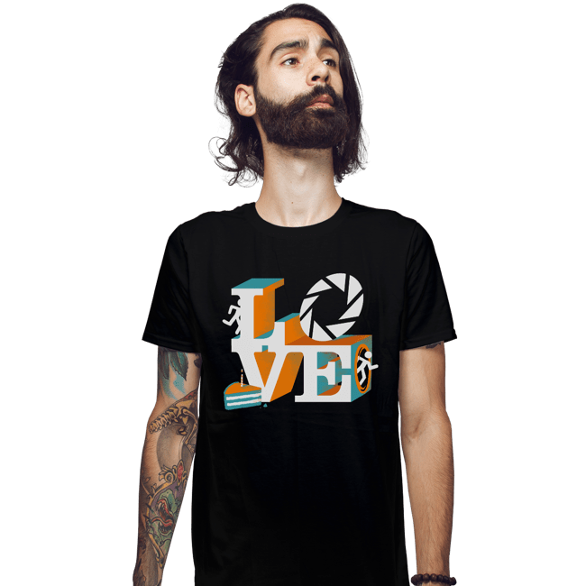 Shirts Fitted Shirts, Mens / Small / Black Love Portal