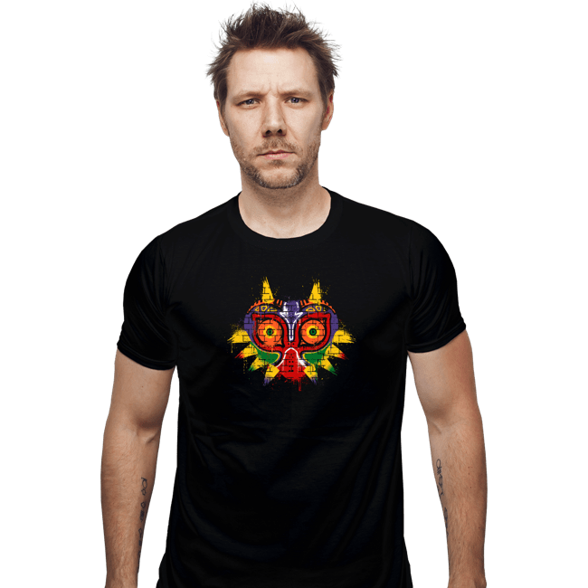 Secret_Shirts Fitted Shirts, Mens / Small / Black Majora Splash