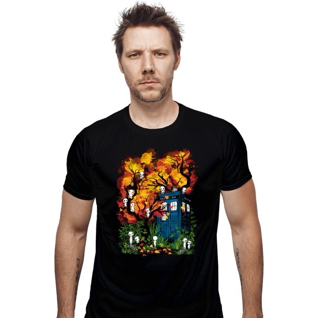 Secret_Shirts Fitted Shirts, Mens / Small / Black Doctor In The Forest