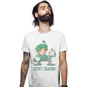 Shirts Fitted Shirts, Mens / Small / White Lucky Charms