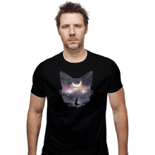 Load image into Gallery viewer, Shirts Fitted Shirts, Mens / Small / Black Moon Chaser
