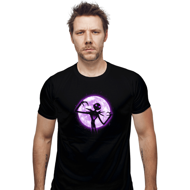 Shirts Fitted Shirts, Mens / Small / Black Moonlight Skeleton